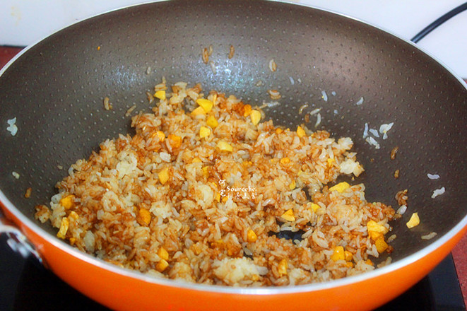 Salted Egg Yolk Fried Rice recipe