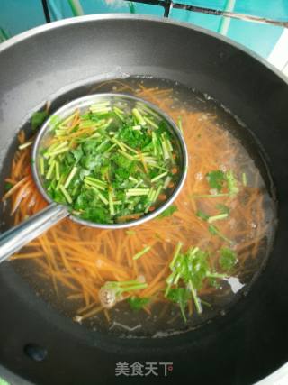 Enoki Mushrooms and Carrots recipe