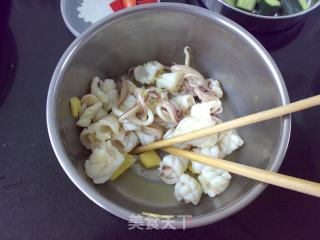 Squid with Wasabi recipe