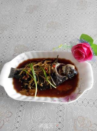 Steamed Minced Meat Crucian Carp recipe