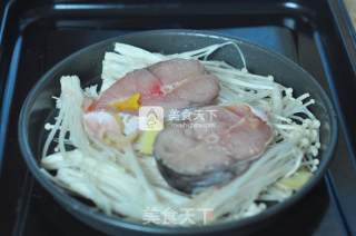 Easy Enoki Mushroom Grilled Fish recipe