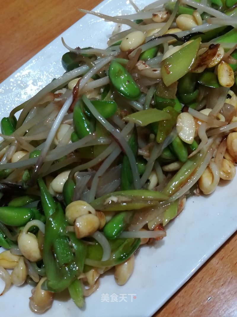 Stir-fried Double Bud recipe