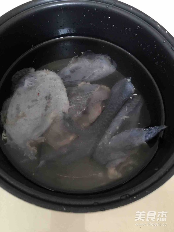 Black Chicken and Snail Soup recipe