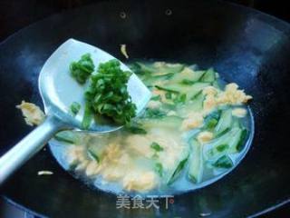 Cucumber and Egg Soup recipe