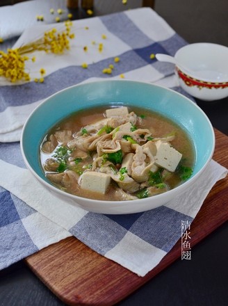 Fermented Bean Curd and Tofu Soup