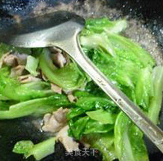 Stir-fried Lettuce with Lean Pork Slices recipe