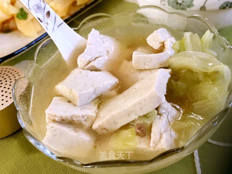 Cabbage Tofu Soup recipe