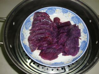 【purple Sweet Potato Cake with Coconut Fragrant】------purple Romantic Encounter recipe