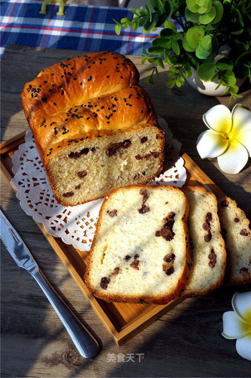 #柏翠#honey Red Bean Toast recipe