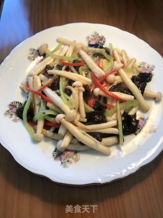 Vegetarian Fried Seafood Mushroom recipe