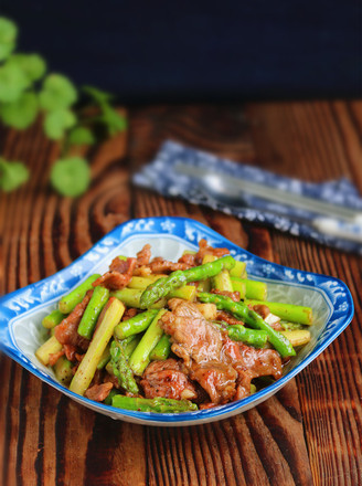 Black Pepper Asparagus Beef recipe