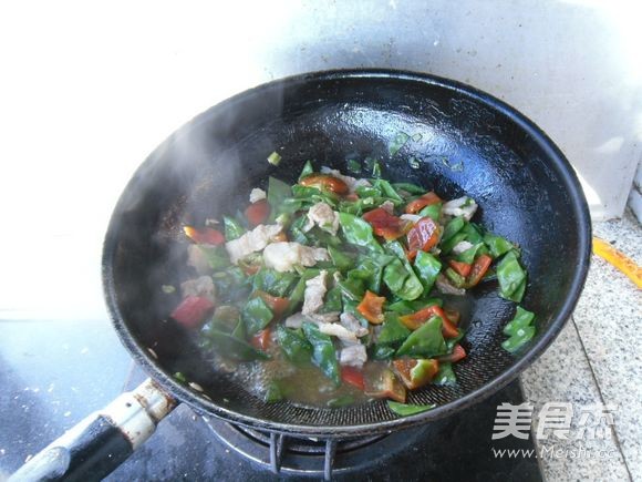 Braised Lentils with Red Pepper recipe