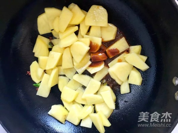 Potato Beef Stew Vermicelli recipe