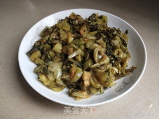 Home-style Fried Pickled Cabbage recipe