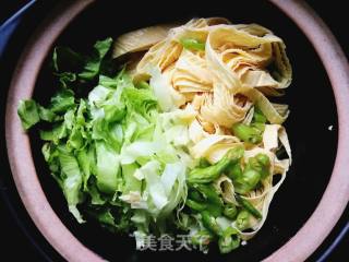 Lettuce with Tofu Skin recipe