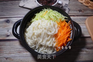 Can Eat A Big Bowl of Fried Noodles ❗️ (beijing Flavor) 💯 Rice Noodles with Diced Pork and Fish recipe