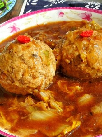 Stewed Lion Head Can be Eaten Like this recipe