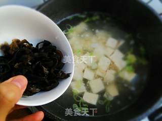 Shrimp Skin Tofu Soup recipe