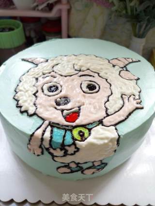 #aca晒陪明星大赛#pleasant Goat Birthday Cake recipe