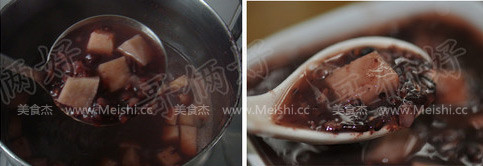 Taro and Purple Rice Porridge recipe