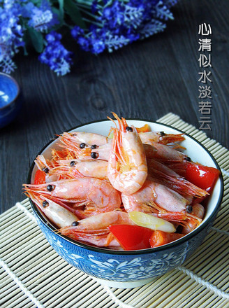 White Pepper Flavor Shrimp