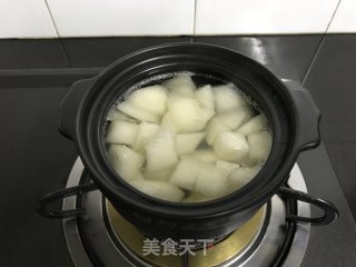 #一碗好汤#stewed Pear with Rock Sugar and Rose recipe