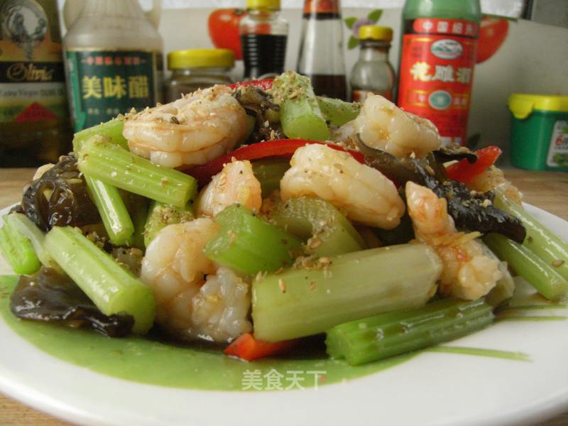 [autumn Food] Shrimp and Celery recipe
