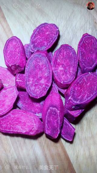 Crystal Purple Sweet Potato Ball recipe