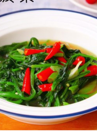 Spinach in Oyster Sauce