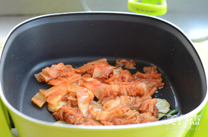 Spicy Cabbage Seafood Pot recipe