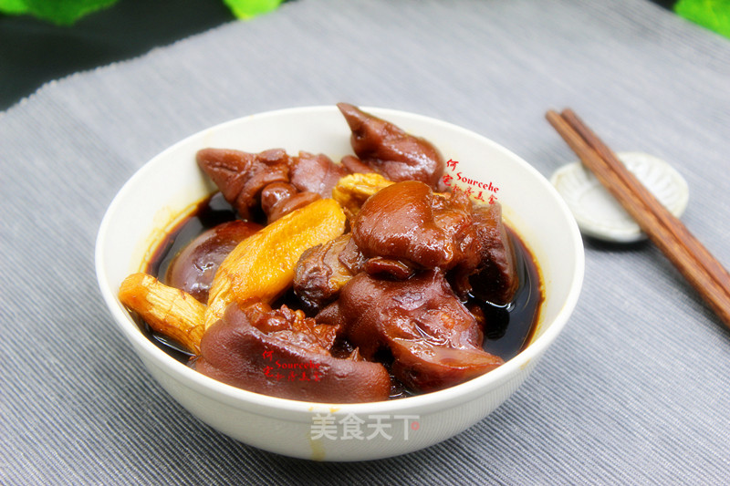 Sweet and Sour Pork Knuckles and Ginger recipe