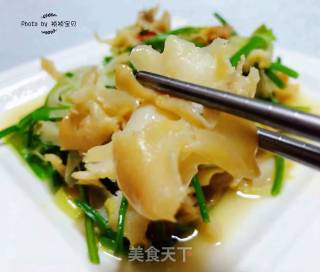 Scallion Fried Conch Slices#家乡味# recipe