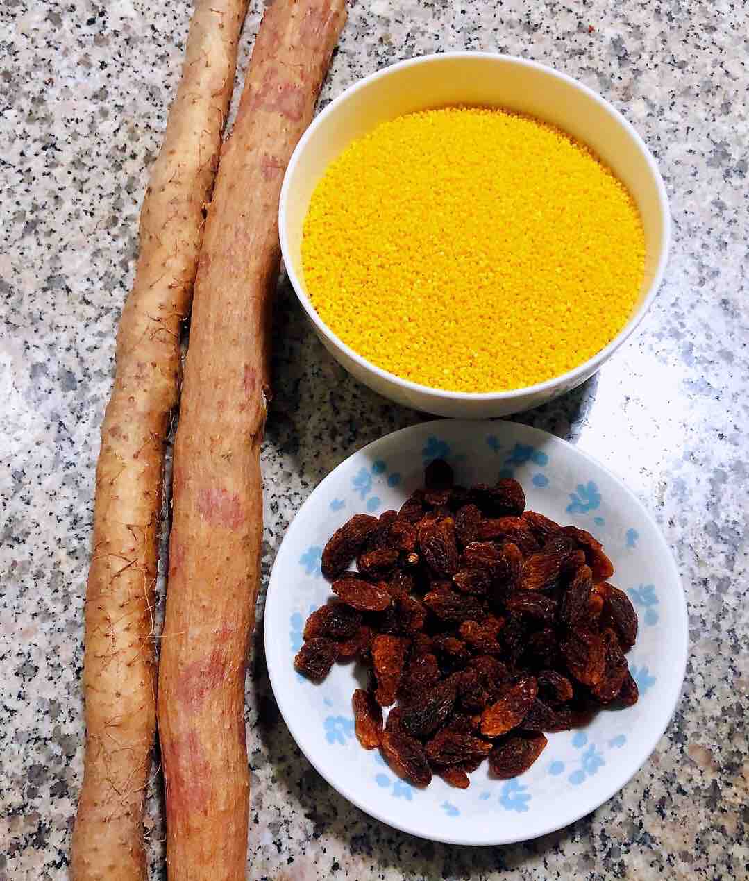 Raisin and Yam Millet Congee recipe