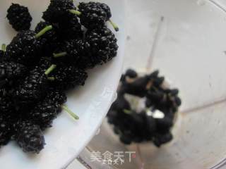 Simple Cold Summer Drink---mulberry Naixi recipe