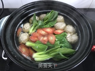 Water Chestnut Meatball Soup recipe