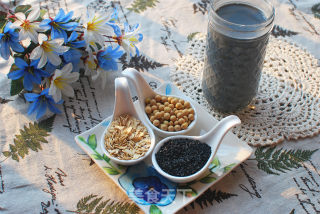 Black Sesame Oat Soy Milk recipe