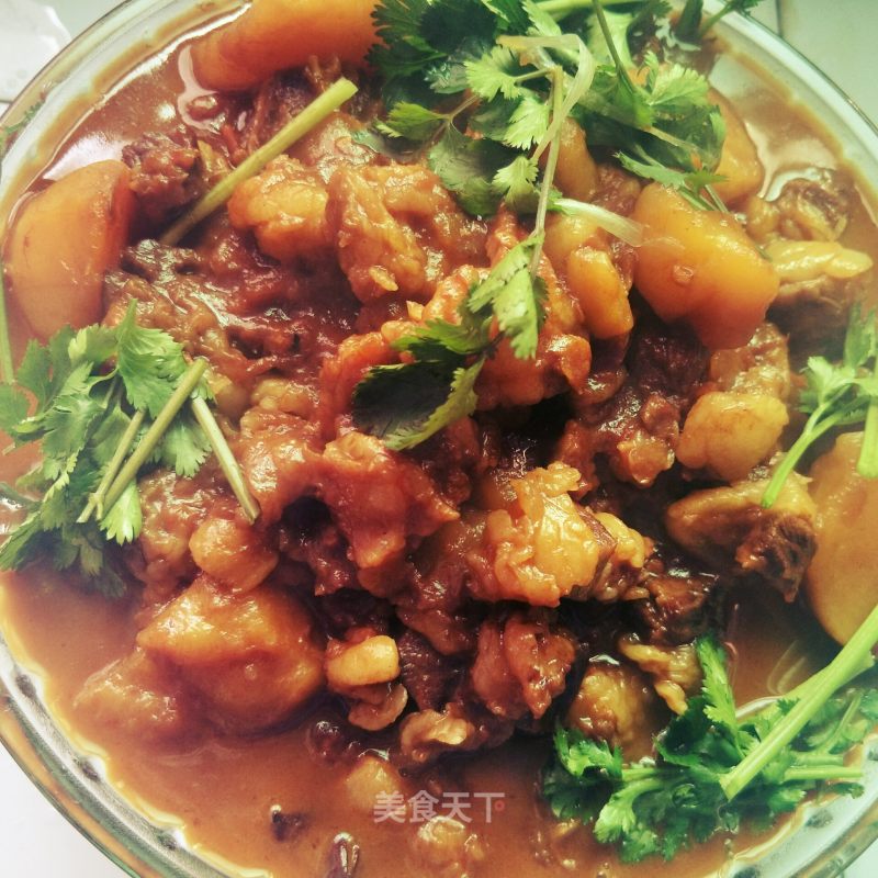 Stewed Beef Brisket with Tomatoes and Potatoes recipe
