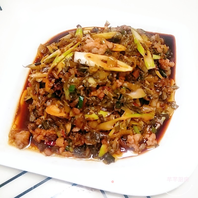 Fried Pickled Cabbage with Small Bamboo Shoots