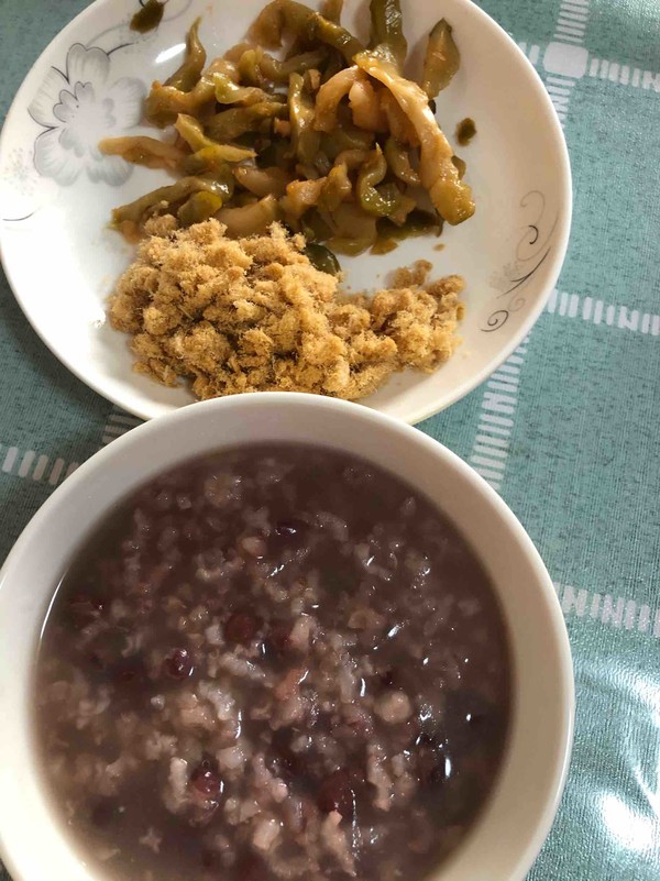 Lazy Breakfast Red Bean Porridge recipe