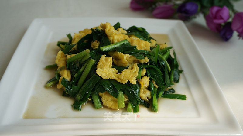 Fried Chives with Egg recipe