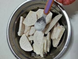 Fried Taro Chips recipe