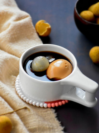 Longan Brown Sugar Egg Sweet Soup recipe