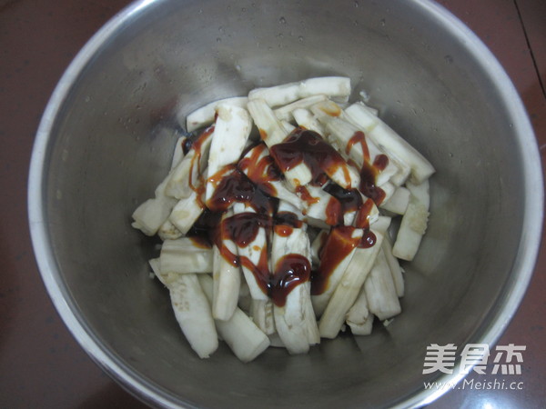 Purple Eggplant with Oyster Sauce recipe