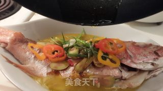 Olive Boiled Fire Fish recipe