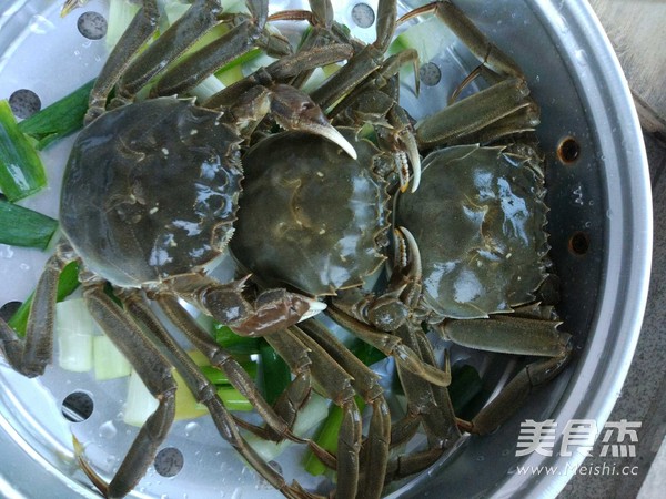 Steamed Hairy Crabs recipe