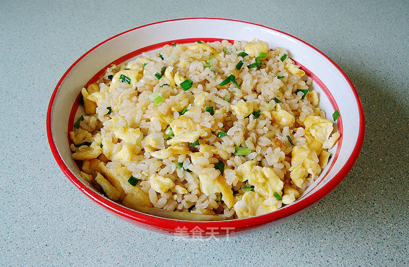 Fried Brown Rice with Ginger, Green Onion and Egg recipe