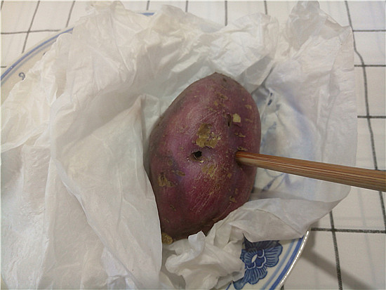 Microwave Baked Sweet Potatoes recipe