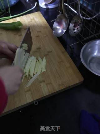 Green Pepper and Potato Shreds recipe