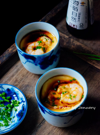 Shrimp Steamed Egg recipe