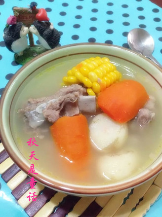 Carrot and Corn Pork Ribs Soup recipe